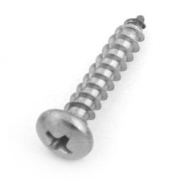 MS1010 #10 Screw 3/4" Length, w/ RO Clip (Stainless Steel)