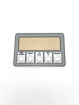 V3114 Front Label, 5-Button "Metered" PCB