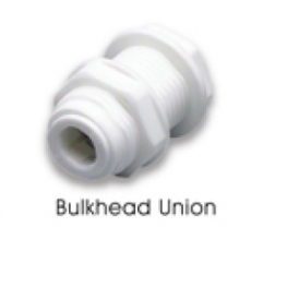 ABU 0404W (BU-BULKHEAD UNION) 1/4" Tube O.D.