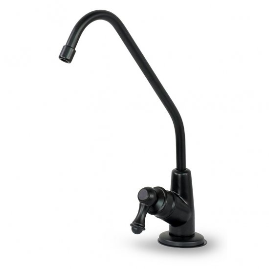 HF9-BL Designer Faucet, Long Reach, 1/4 Turn, Black