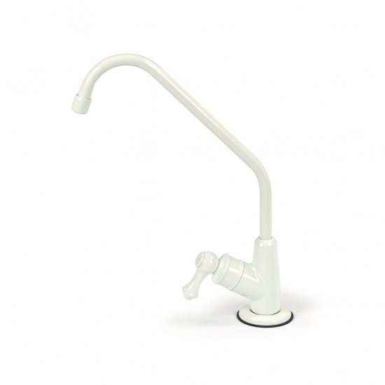 HF9-W Designer Faucet, 1/4\" Long Reach, White