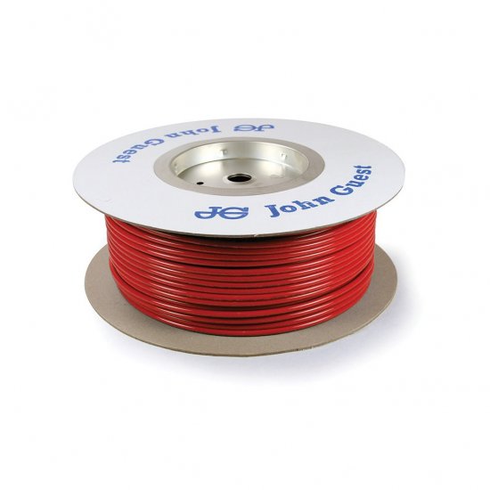PT02-S-RED 1/4\" Poly Tubing, Per 500 ft Spool