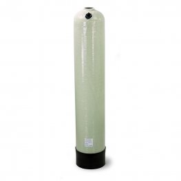 PT1054-ADH Structural Mineral Tank, 10" x 54", Almond Poly Glass, Dome Hole