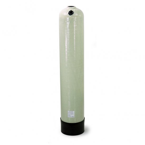 PT1054-ADH Structural Mineral Tank, 10\" x 54\", Almond Poly Glass, Dome Hole