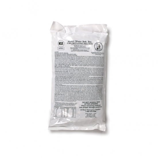 BWC-2.2-WP-C Chlorine Pellets, Case Qty (2.2 lbs Bag)