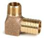 CB1007HE 1\" x 3/4\" MIPT Hydrant Ell Cast Brass Insert Fittings