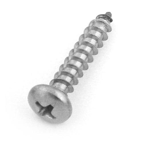 MS1010 #10 Screw 3/4\" Length, w/ RO Clip (Stainless Steel)