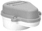 WCP6 Simmons Watertight Well Cap Thermoplastic top with clamp-on bottom ring WCP6 Simmons Watertight Well Cap Thermoplastic top with clamp-on bottom ring