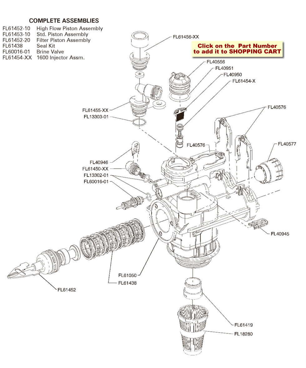 water softener parts diagram fleck 7000 valve assembly water softener parts diagram fleck 7000 valve assembly